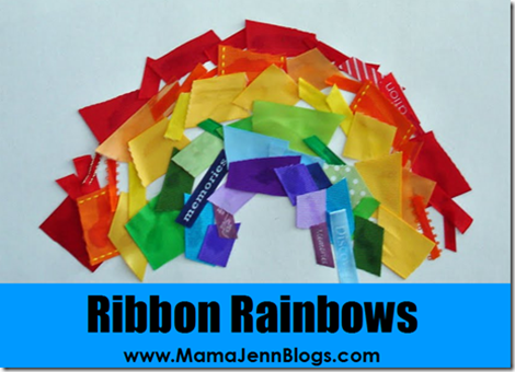 What Makes a Rainbow? Ribbon Art Craft