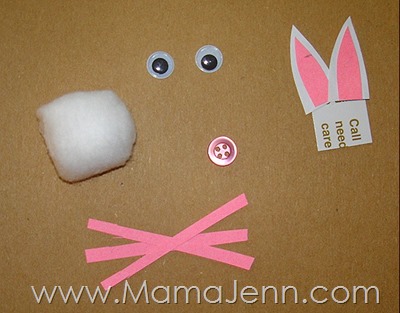 Easter Bunny Craft Magnet