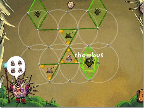 DragonBox Elements Geometry Game Rhombus